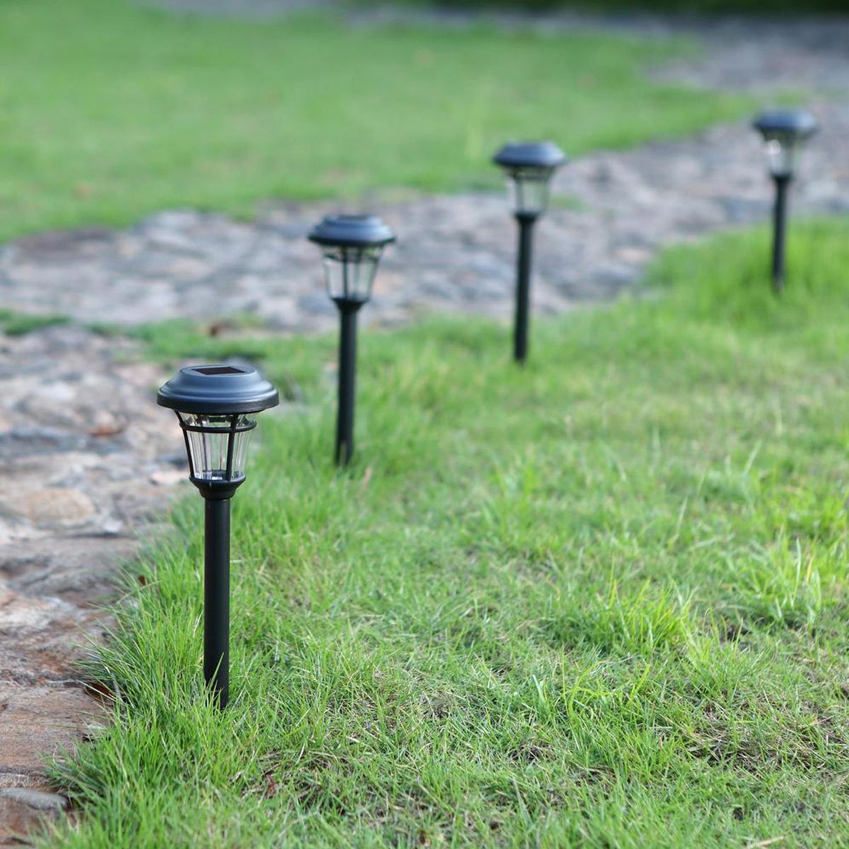 CASA BONITA - Estaca Solar True Negro Luz Fría