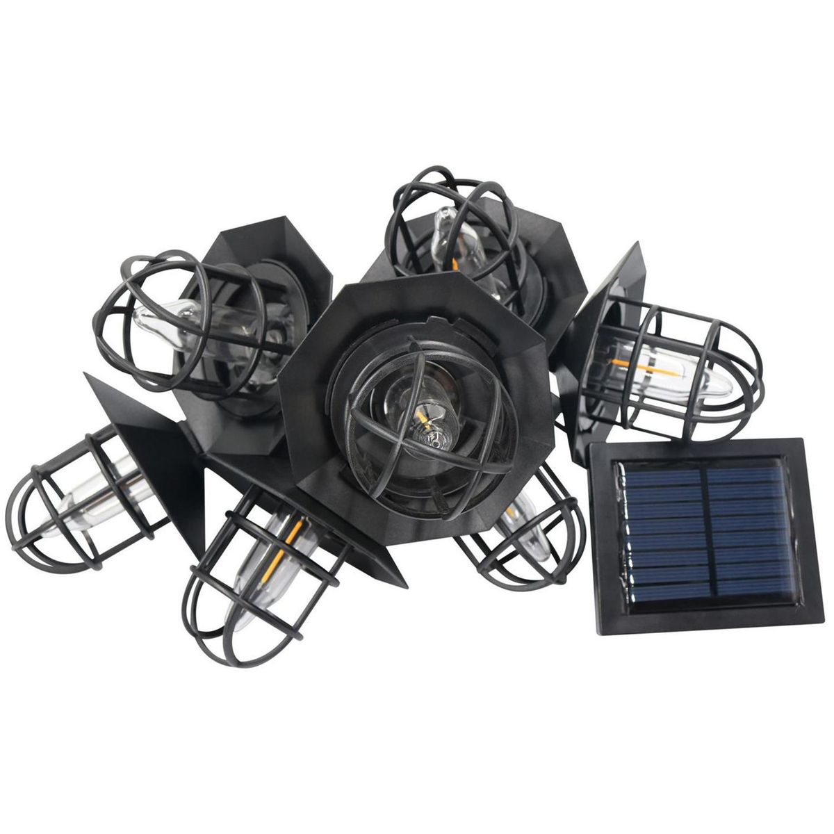 JUST HOME COLLECTION - Guirnalda Solar Mini Faroles 8l