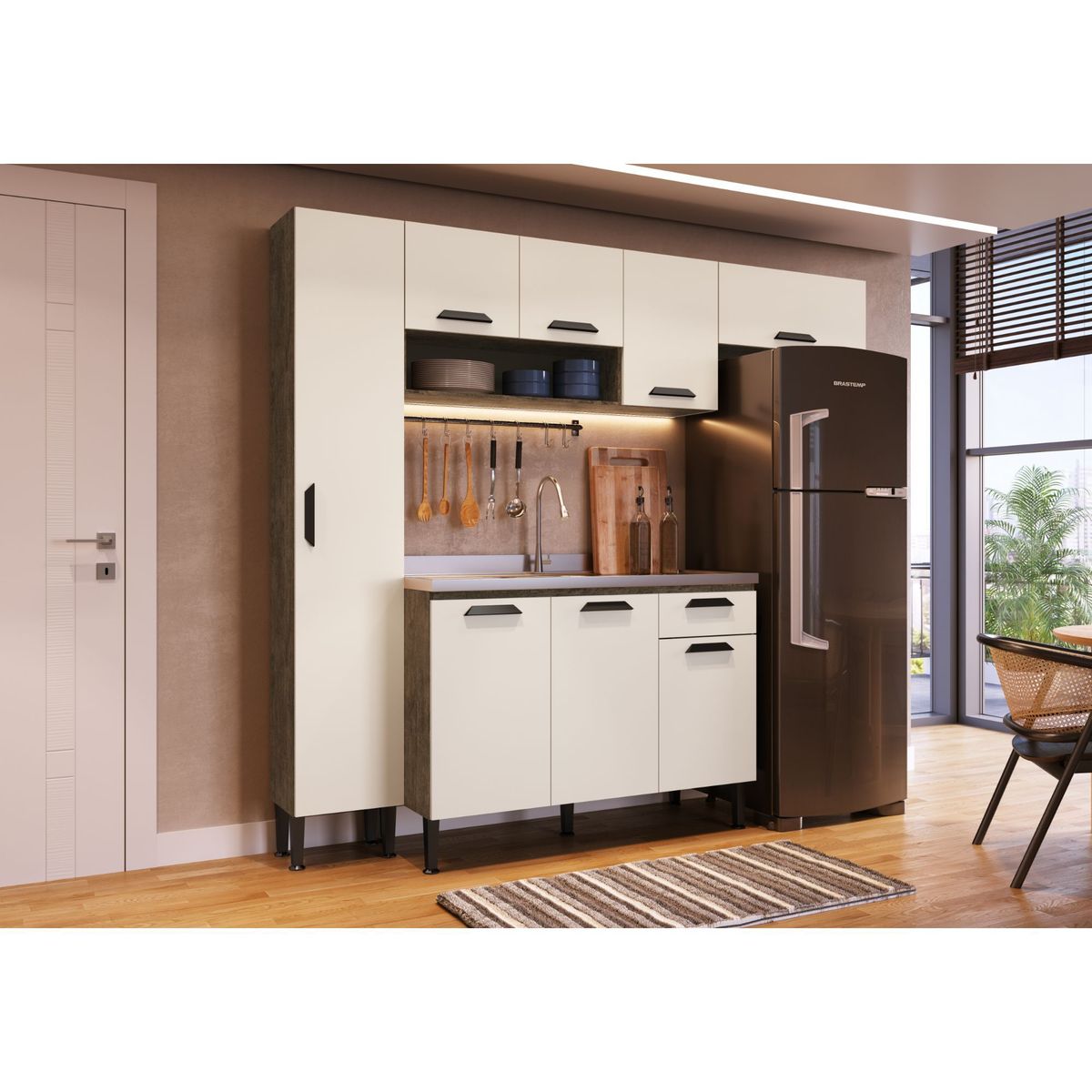 GENIALFLEX - Mueble de Cocina Jade 225cm ancho