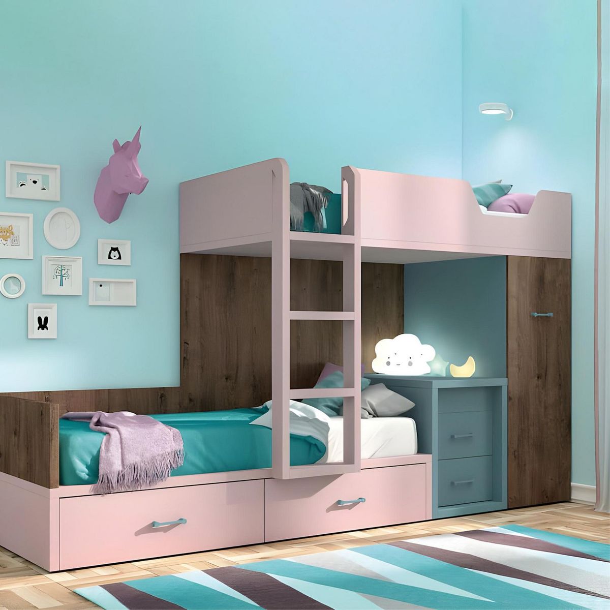 FIXSER - Jalador de Asa Plástico ABS Azul APL42 160 mm