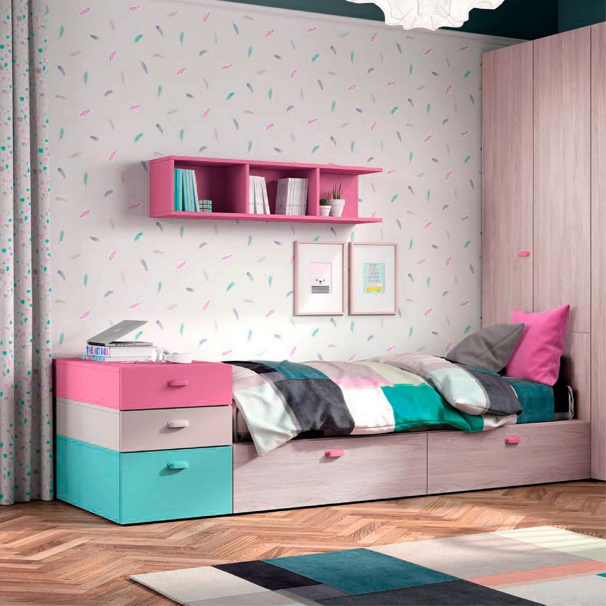 FIXSER - Jalador de Asa Plástico ABS Fucsia APL66 64 mm