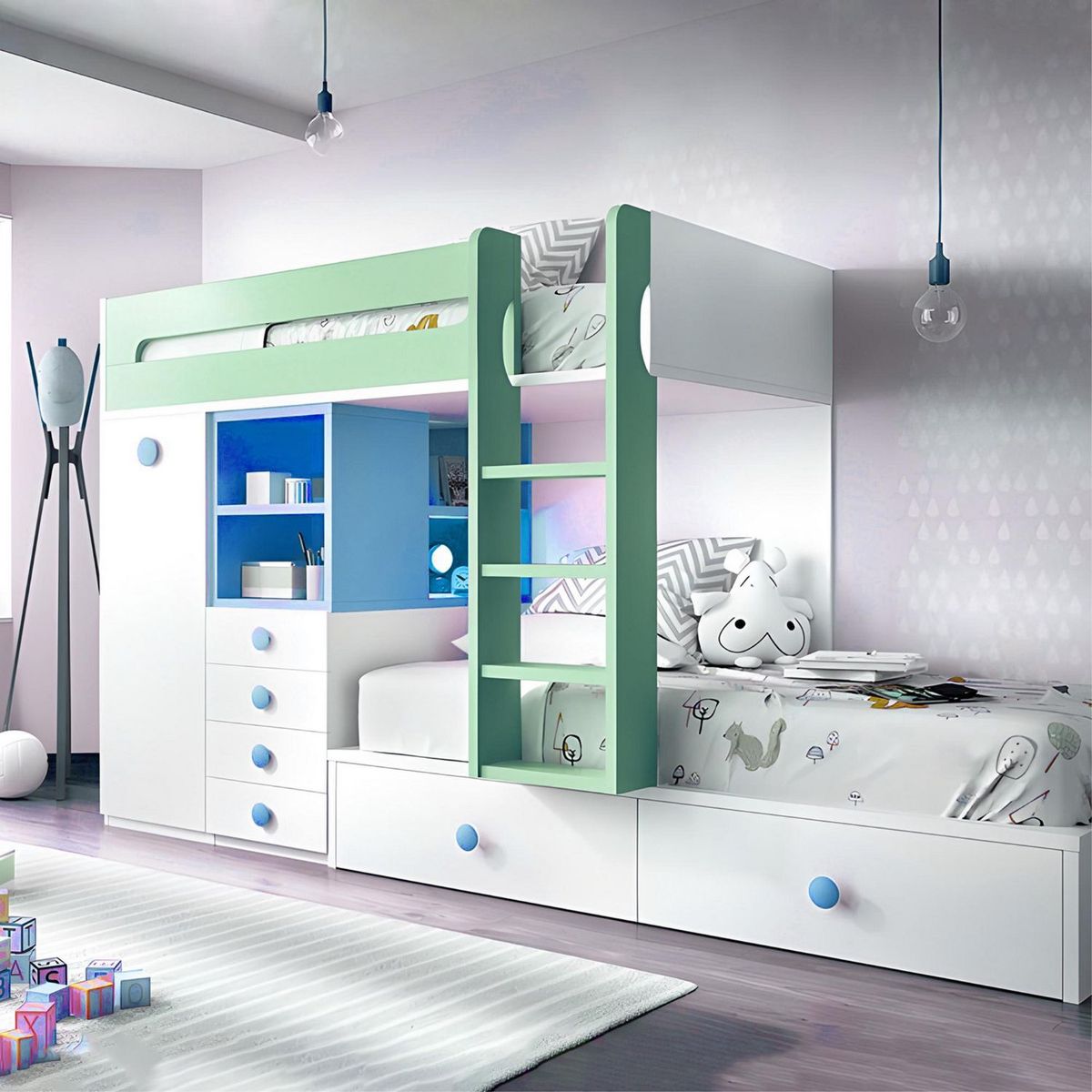 FIXSER - Jalador de Perilla ABS Azul 65 mm APL59