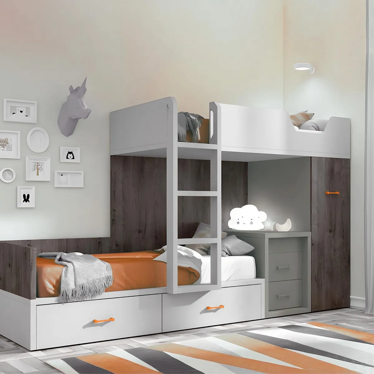 FIXSER - Jalador de Asa Plástico ABS Naranja APL42 160 mm