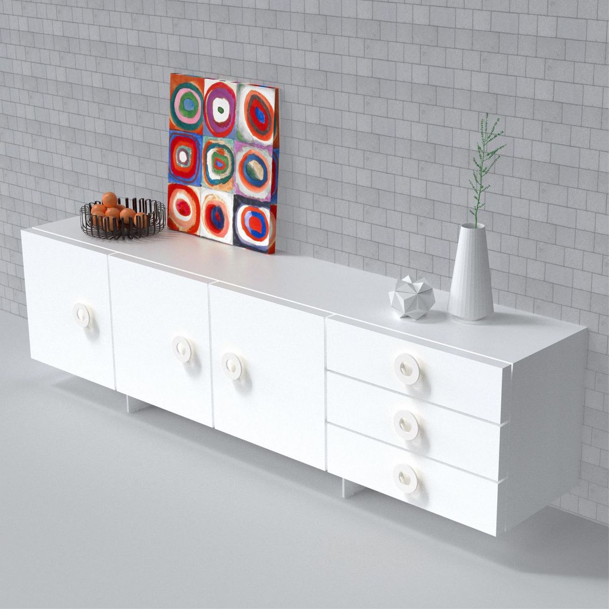 FIXSER - Jalador de Perilla ABS Blanco 98 mm APL50