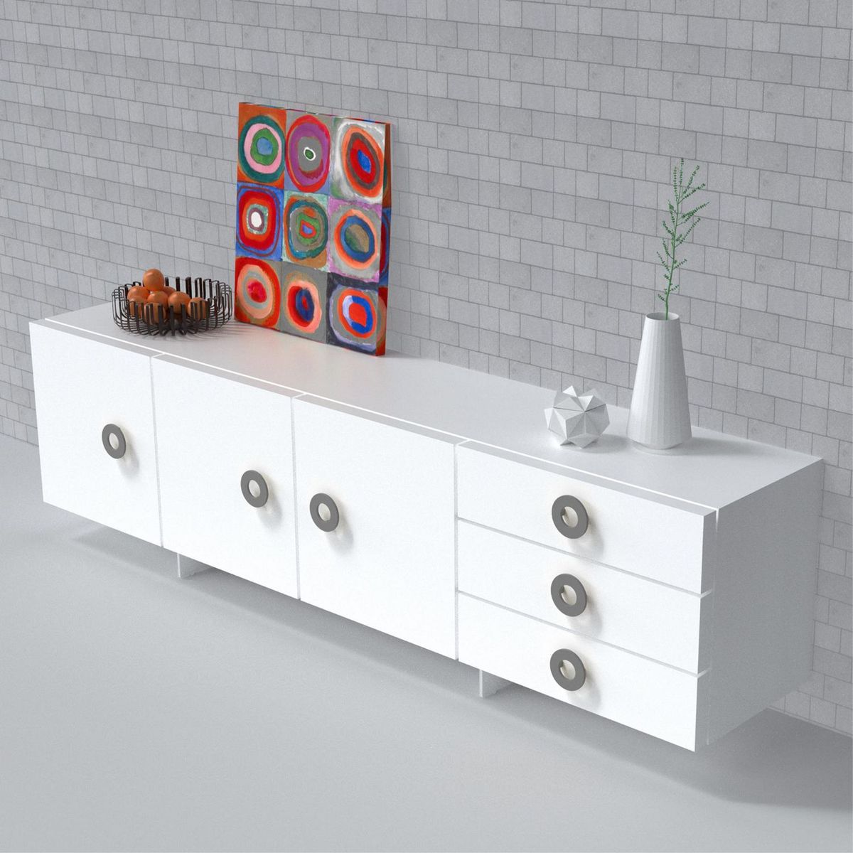 FIXSER - Jalador de Perilla ABS Negro 98 mm APL50