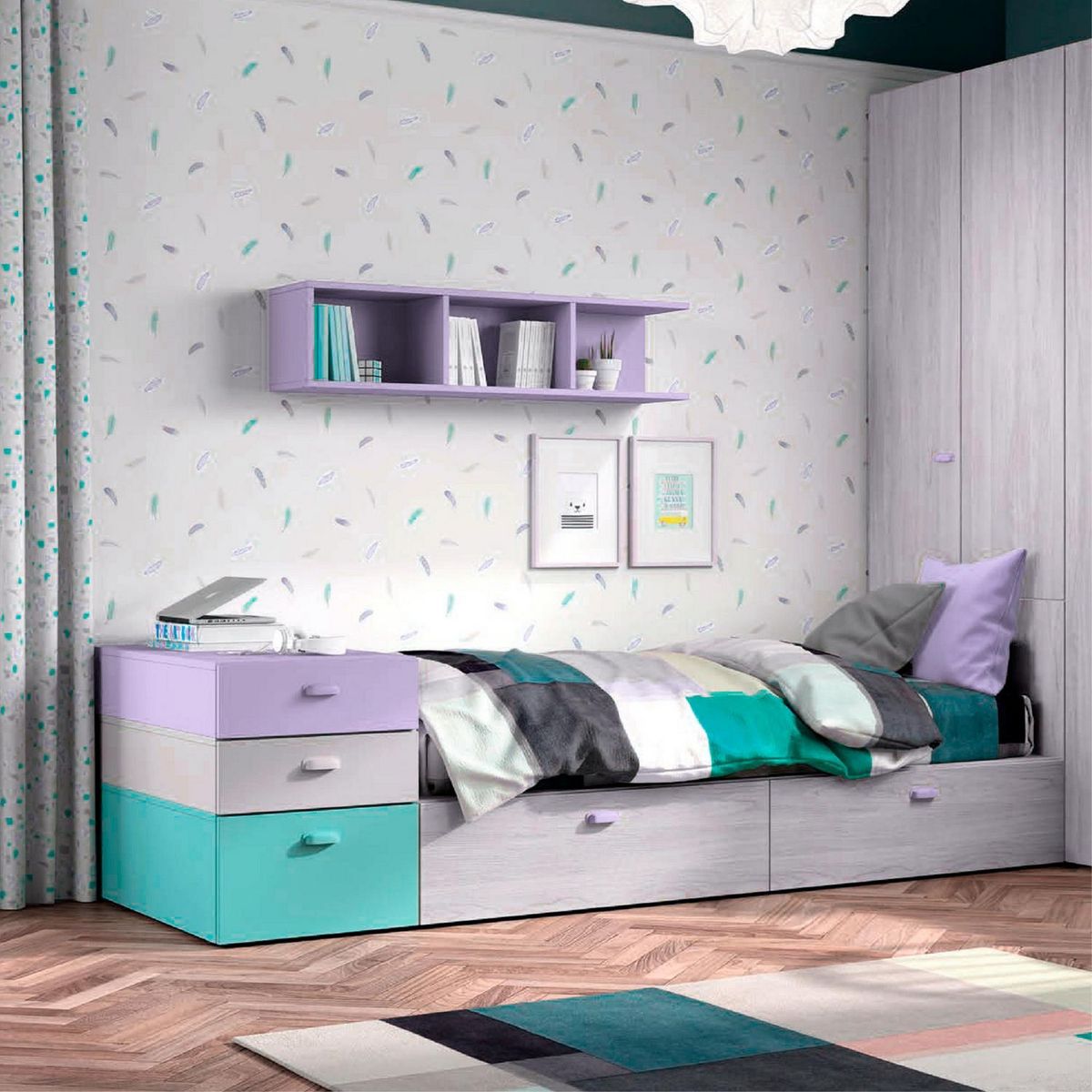 FIXSER - Jalador de Asa Plástico ABS Malva APL66 64 mm