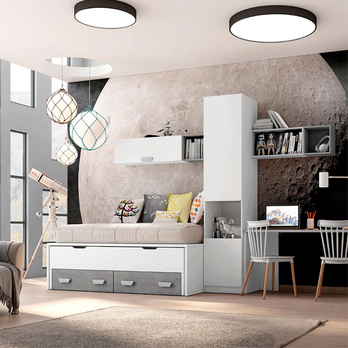 FIXSER - Jalador de Asa Plástico ABS Gris APL65 96/128 mm