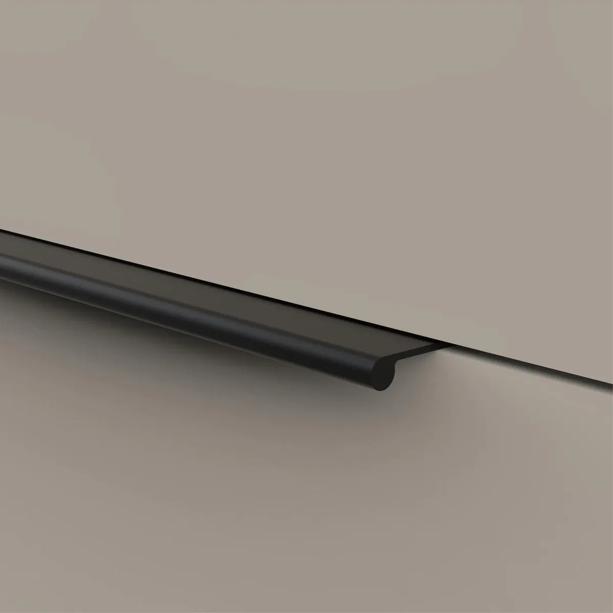 FIXSER - Perfil Cantonera de Aluminio Negro Mate PER5 84/64 mm