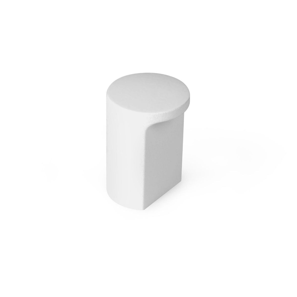 FIXSER - Jalador de Perilla Plástico ABS Blanco PPL17 20 mm