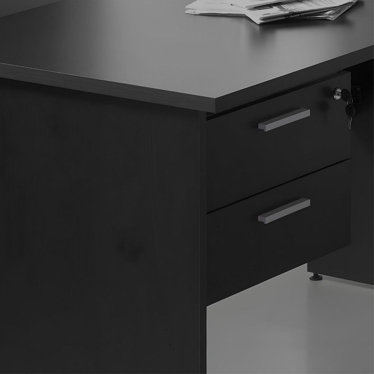 FIXSER - Jalador de Asa Plástico ABS Negro APL30 96/128 mm