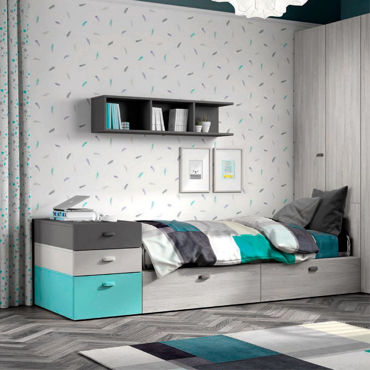 FIXSER - Jalador de Asa Plástico ABS Negro APL66 64 mm