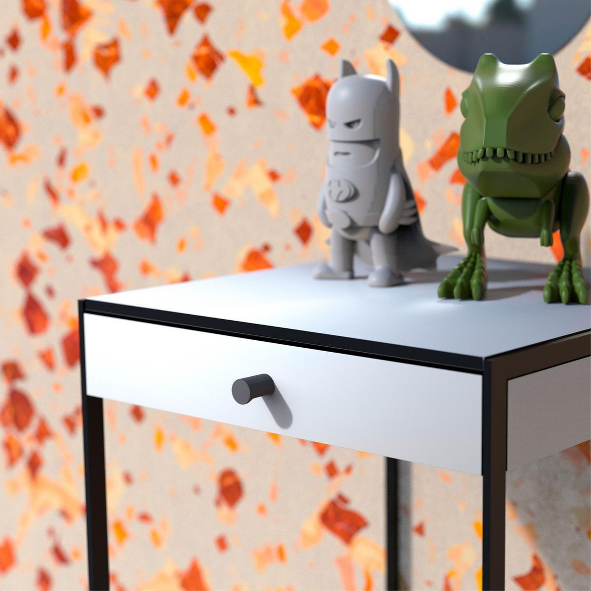 FIXSER - Jalador de Perilla Plástico ABS Negro PPL17 20 mm