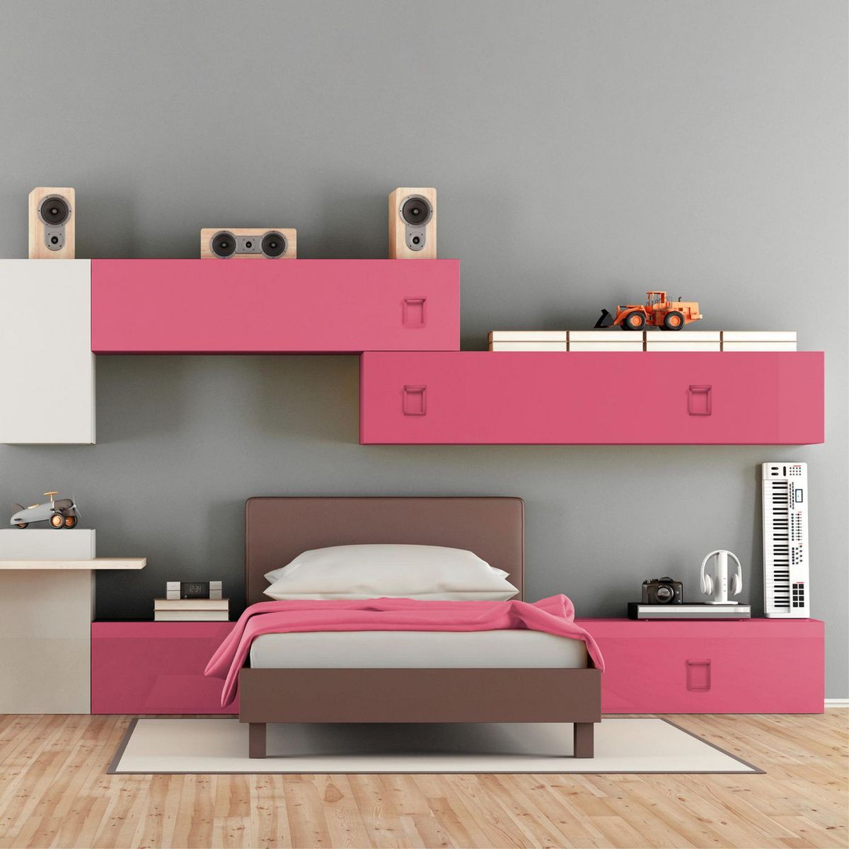 FIXSER - Jalador de Asa Plástico ABS Fucsia APL45 64 mm