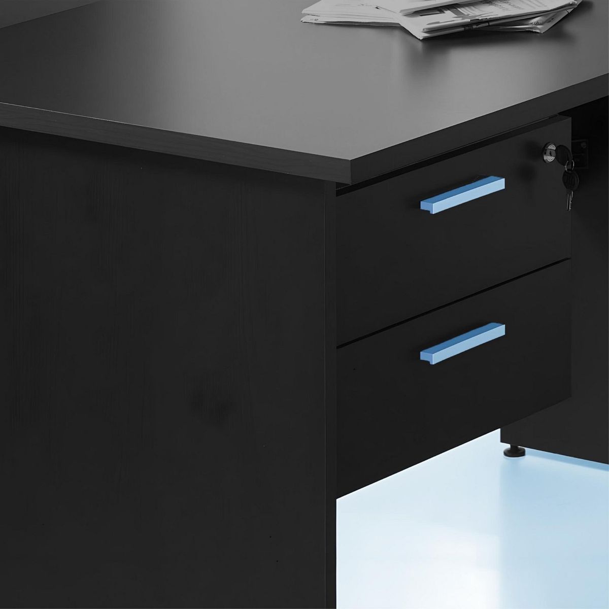 FIXSER - Jalador de Asa Plástico ABS Azul APL30 96/128 mm