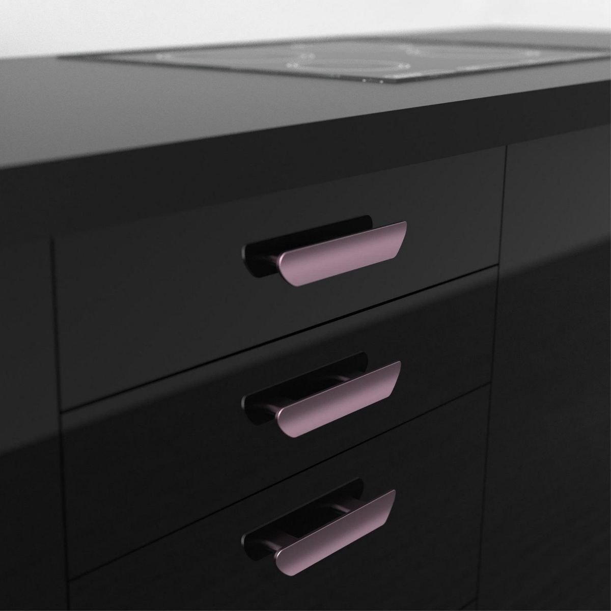 FIXSER - Jalador de Asa Plástico ABS Rosa APL11 64/96 mm