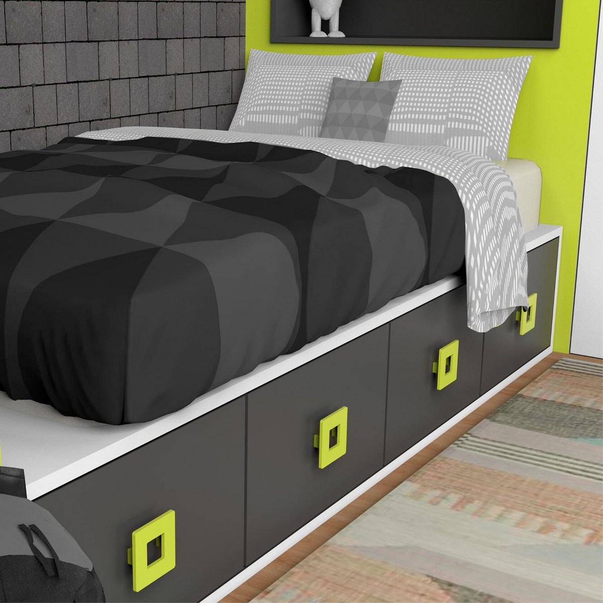 FIXSER - Jalador de Perilla Plástico ABS Lima APL51 90X90 mm