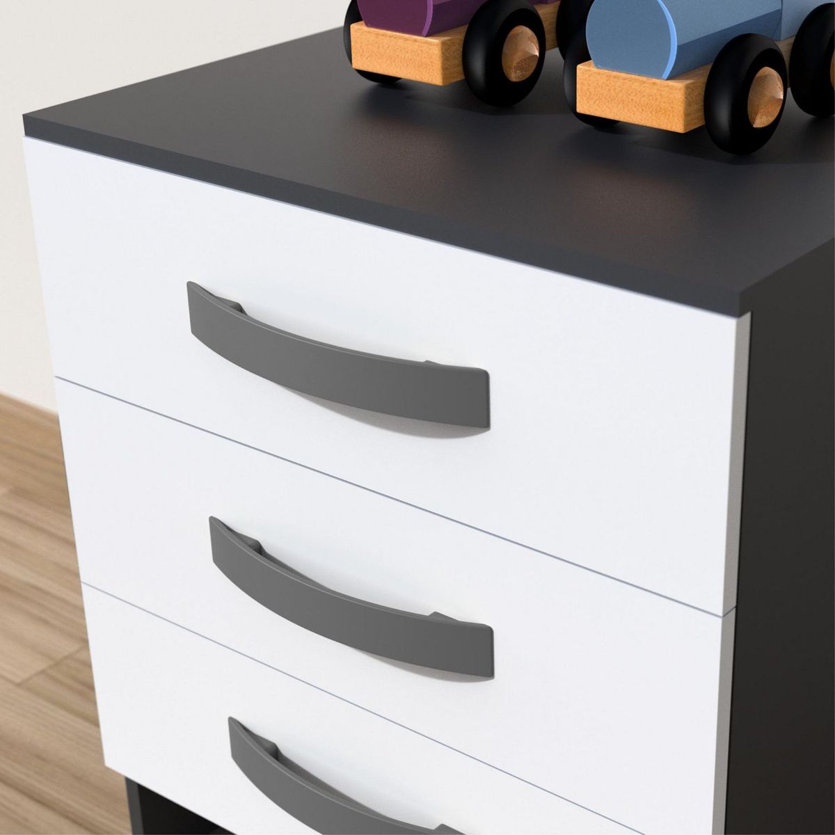 FIXSER - Jalador de Asa Plástico ABS Negro APL64 128 mm