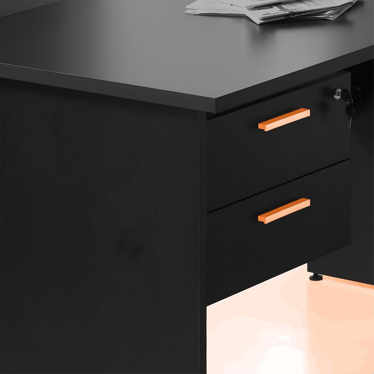 FIXSER - Jalador de Asa Plástico ABS Naranja APL30 96/128 mm