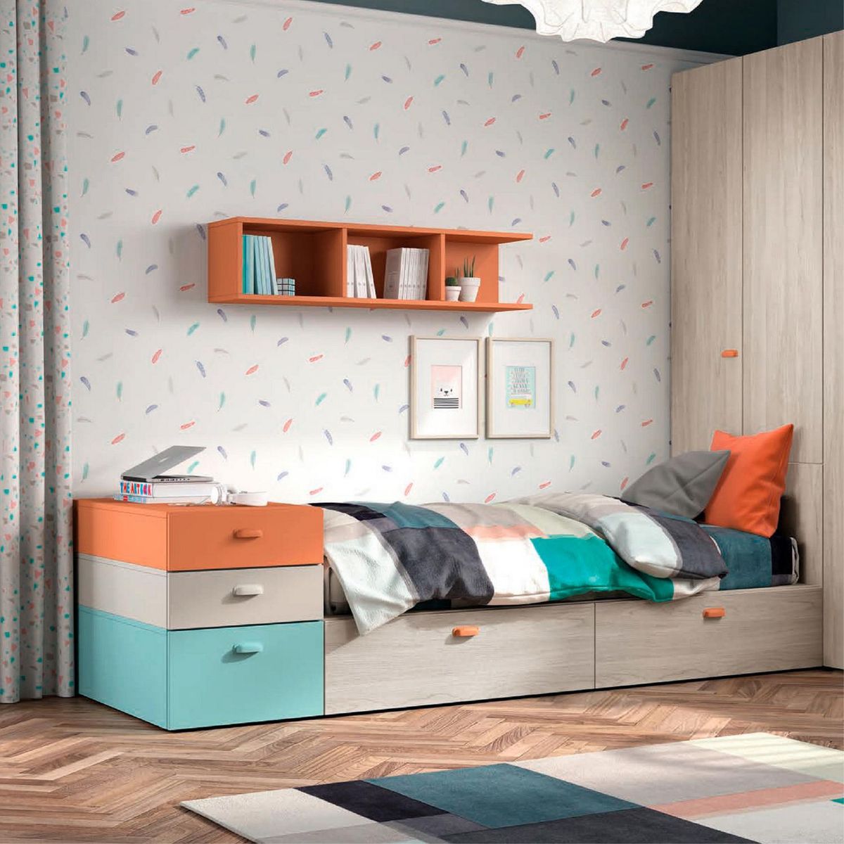 FIXSER - Jalador de Asa Plástico ABS Naranja APL66 64 mm