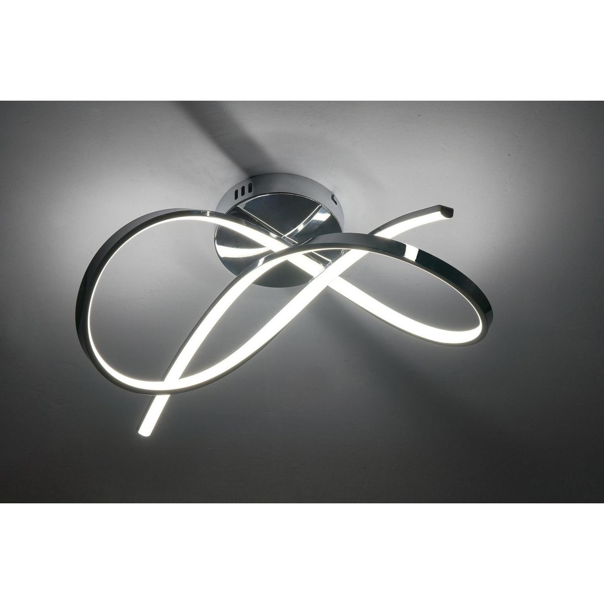 JUST HOME COLLECTION - Lámpara de Techo LED Olas Cromado