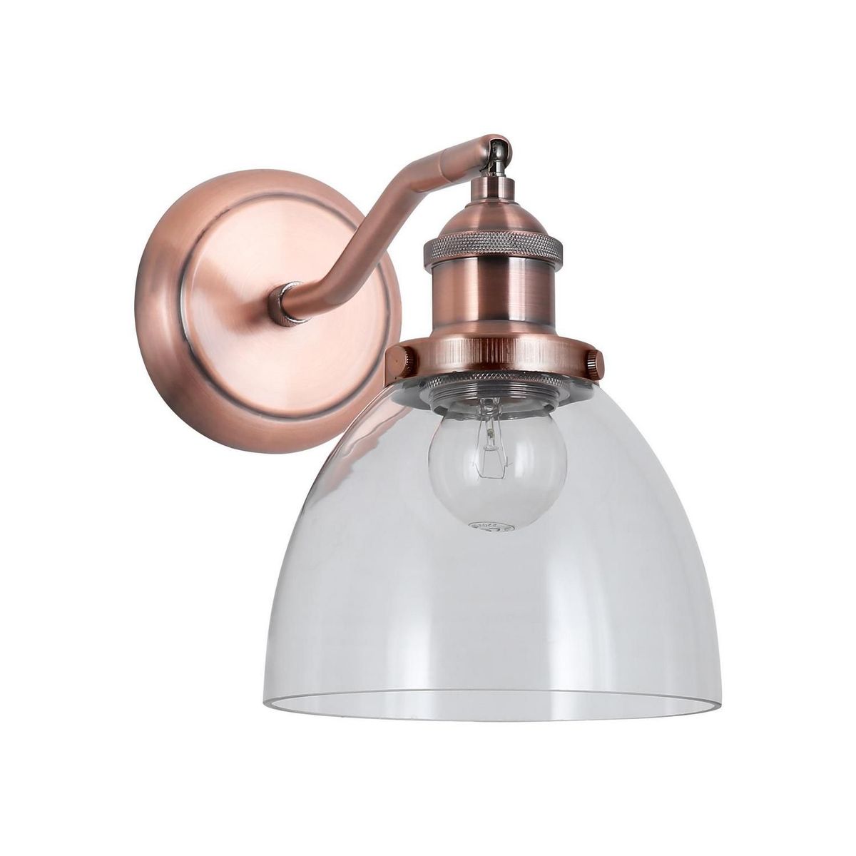 JUST HOME COLLECTION - Braquete de Pared Exterior Fachi Bronce 1L E27