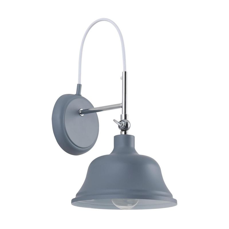 JUST HOME COLLECTION - Braquete de Pared Exterior Elegance Gris 1L E27