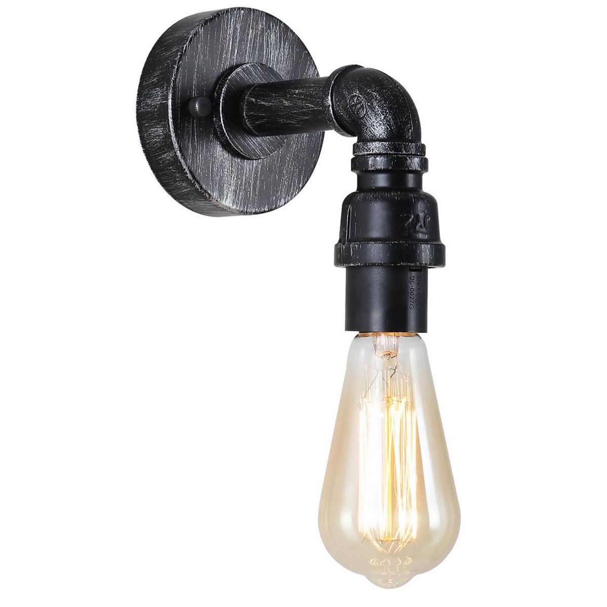 JUST HOME COLLECTION - Braquete de Pared Exterior Grifo Plomo 1L E27