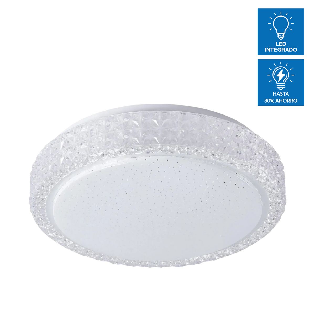 JUST HOME COLLECTION - Plafón LED Integrado Circular Luz Neutra