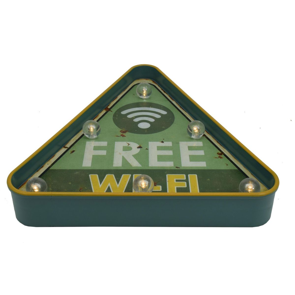 JUST HOME COLLECTION - Letrero LED Wifi Gratis Verde