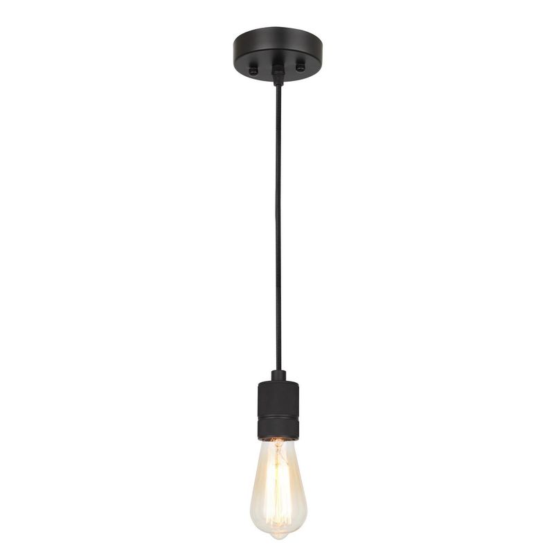 JUST HOME COLLECTION - Lámpara Colgante Capy Negro 1L E27