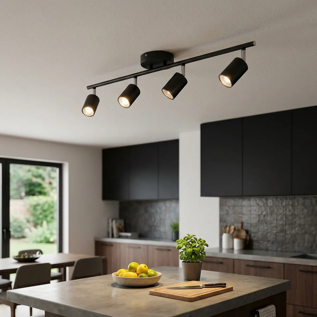 JUST HOME COLLECTION - Barra Timo 4L GU10 Negro