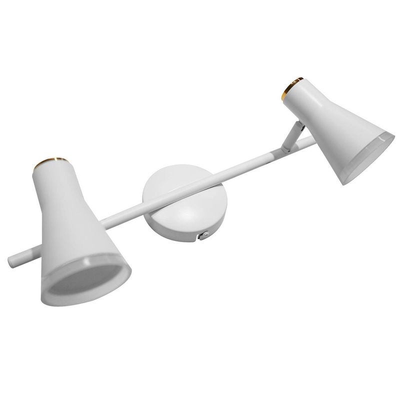 JUST HOME COLLECTION - Barra LED Pipa 2 Luces Blanco