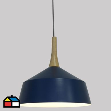 Lmpara Colgante Army 1L E27 Azul