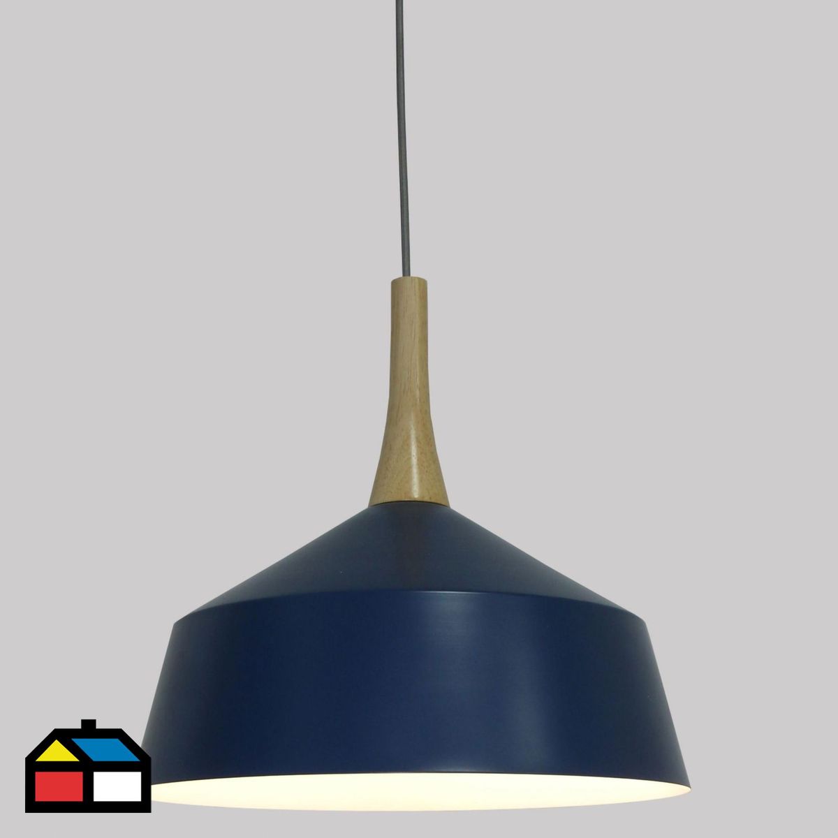 JUST HOME COLLECTION - Lámpara Colgante Army Azul E27