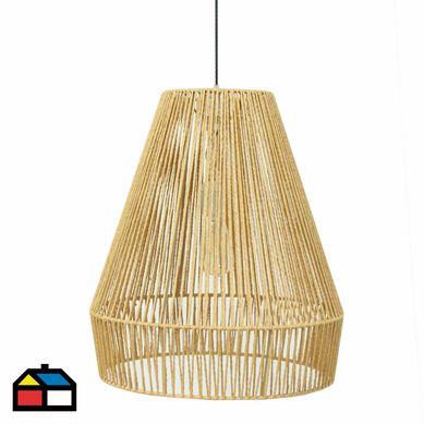 Lmpara Colgante Mosa Natural1L E27 