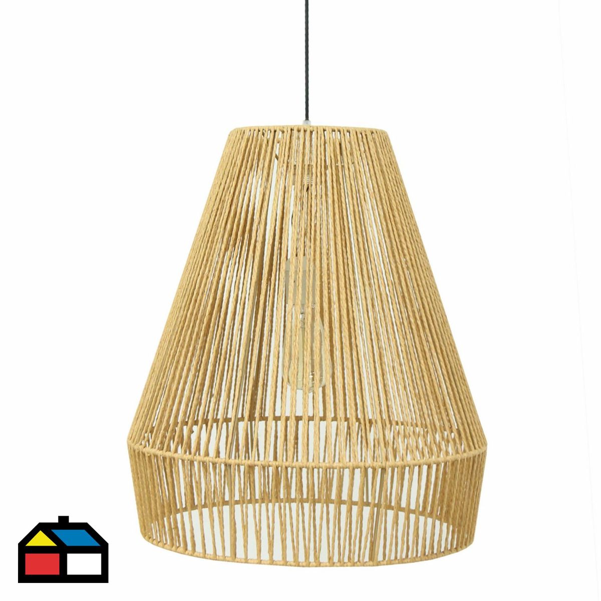 JUST HOME COLLECTION - Lámpara Colgante Mosa Natural E27