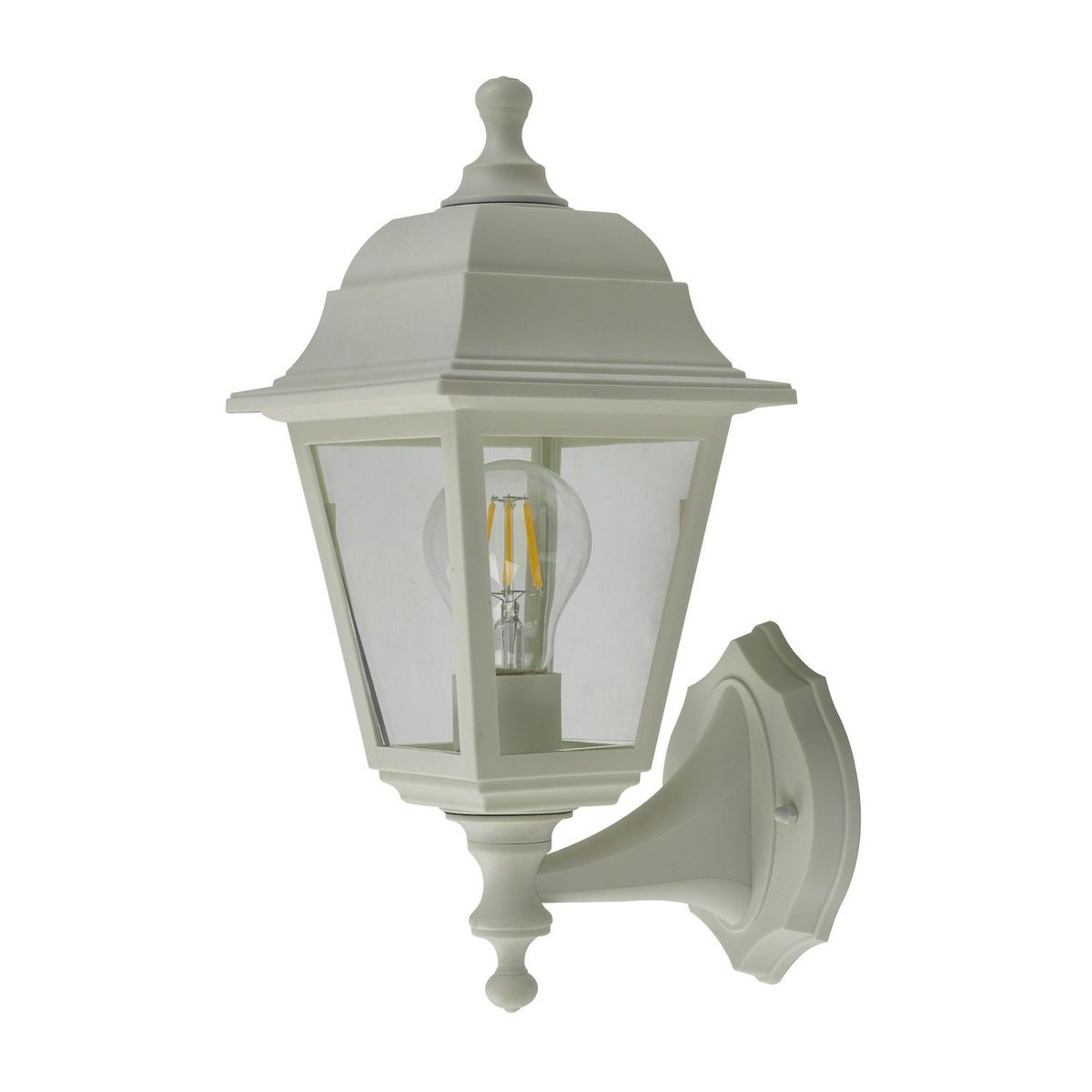 JUST HOME COLLECTION - Farol Muro Claro 1L E27 Blanco