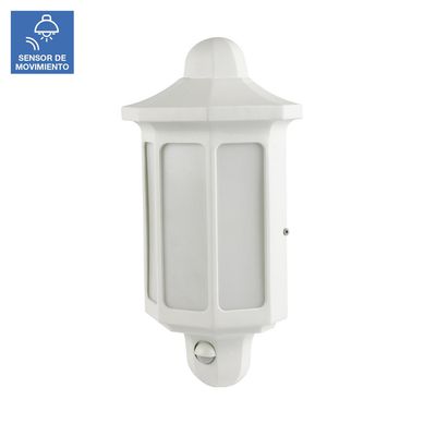 Farol Muro LED Sensorial Blanco