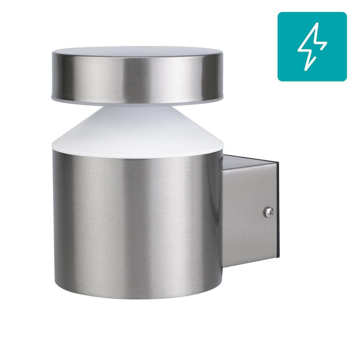 JUST HOME COLLECTION - Farol Muro LED Wi-Fi Plateado