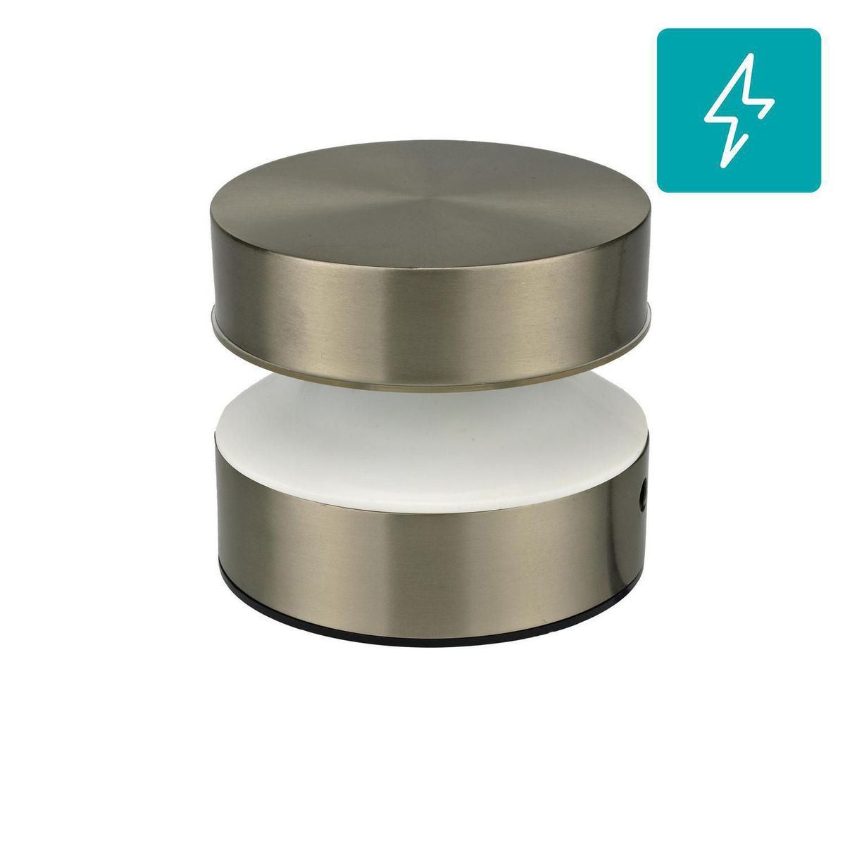 JUST HOME COLLECTION - Farol Muro LED Wi-Fi Plateado