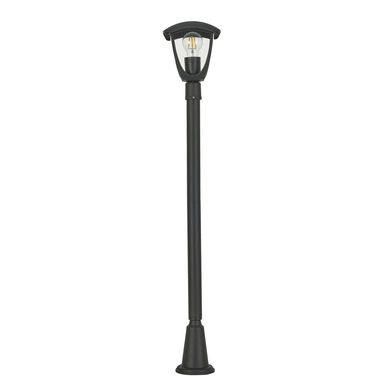 Farol Pie Bala 100cm 1L E27 Negro