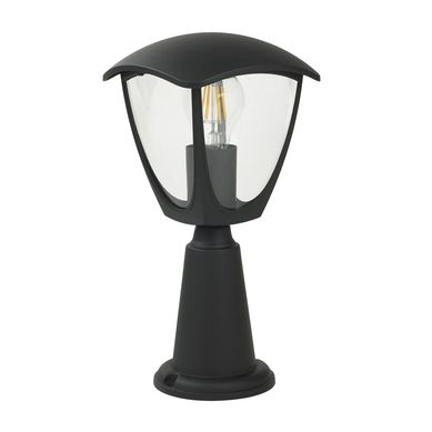 Farol Pie Bala 32cm 1L E27 Negro