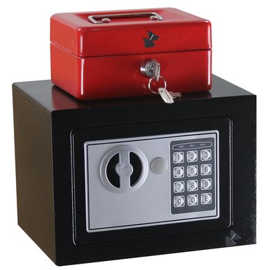 Set Caja Fuerte Electrnica y Caja de Valores Fixer