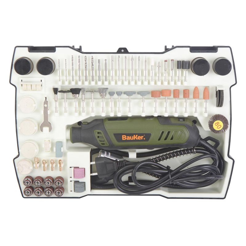 BAUKER - Multipropósito Eléctrico 220V + 153 Accesorios Bauker