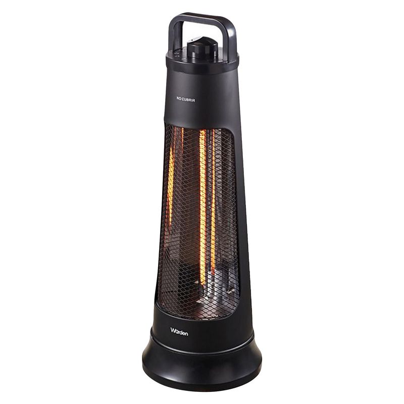 WURDEN - Calefactor Wurden Eléctrico 1000W 6m2 NS-600B-EW-H Negro