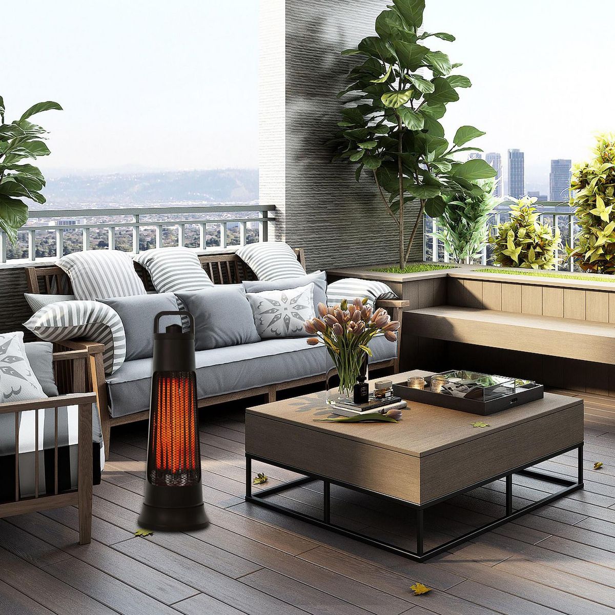 WURDEN - Calefactor Eléctrico Wurden 1000W 6m2 Wurden NS-600B-EW-H