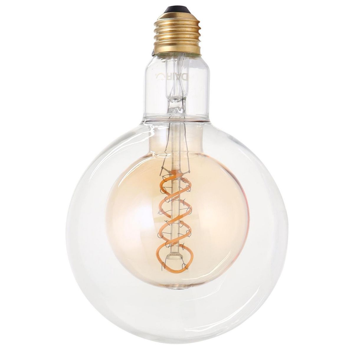 DAIRU - Foco LED Fila G125 E27 4W Ambar