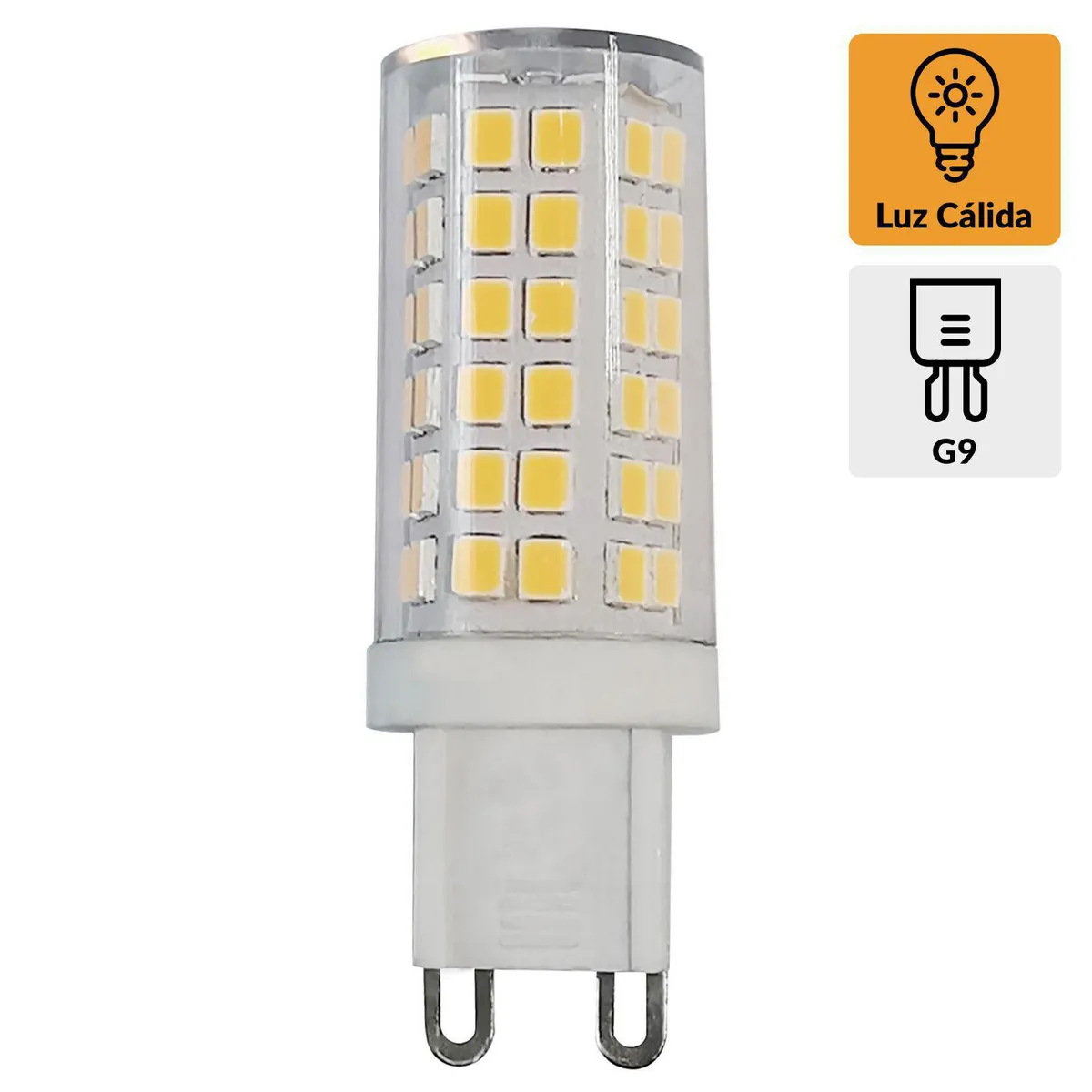 DAIRU - Foco LED G9 Dimmer 5W Luz Cálida