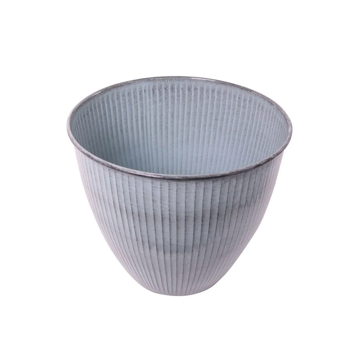 ROBERT ALLEN - Maceta Met Sheridan 25 Cm Menta