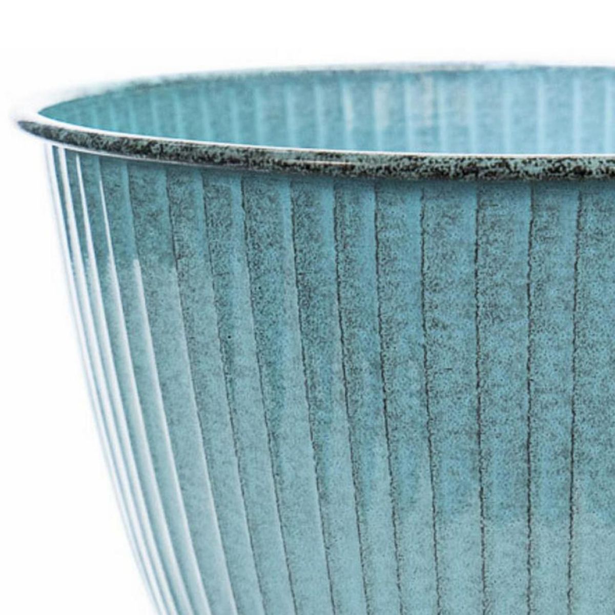 ROBERT ALLEN - Maceta Met Sheridan 30 Cm Azul